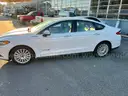 WHITE 2016 Ford Fusion Hybrid 4DR SEDAN