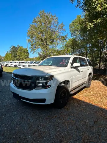 WHITE 2017 Chevrolet Tahoe PP 4 DR FULL SIZE SUV