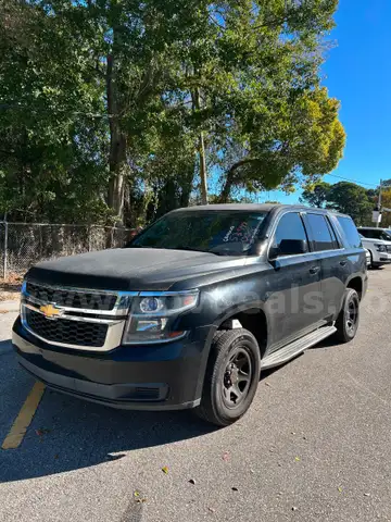 BLACK 2015 CHEVROLET TAHOE PP 4 DR FULL SIZE SUV