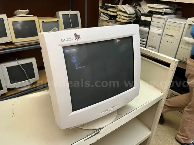 HEWLETT PACKARD 15 1/2" CRT MONITOR MODEL D2837