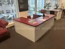 U-SHAPED LAMINATE RECEPTION DESK
