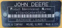 2005 JOHN DEERE 410G EXTEND-A HOE BACKHOE