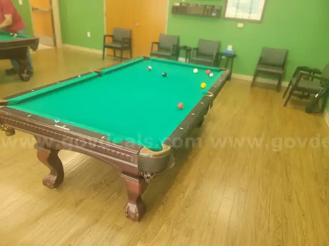 TWO POOL TABLES