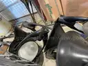 Lot of Fourteen (14) Holophane GlasWerks II Light Heads w/ Light Poles