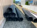 Lot of Six (6) Corrugated Drainage Pipe / Inside Diameter 14 3/4&#x22; Length 20&#x27;