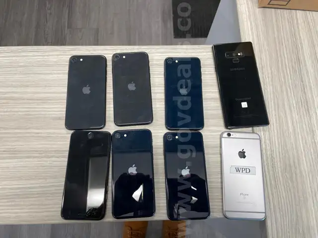 Lot of Eight (8) Cell Phones