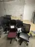 Misc. rolling office chairs with arms