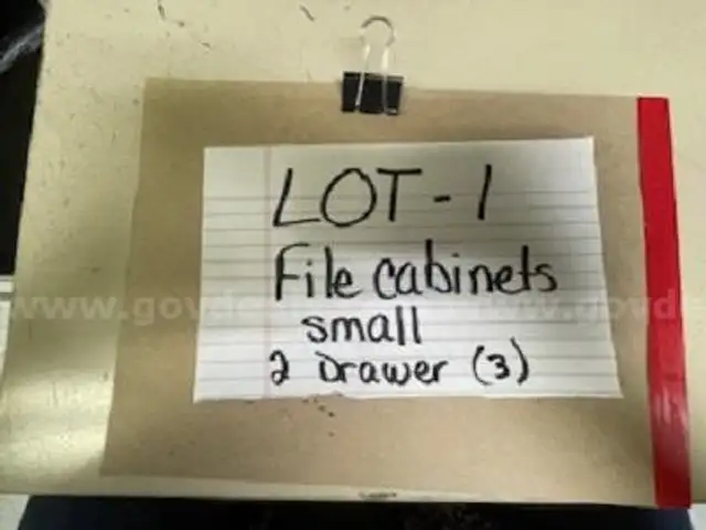 Misc. file cabinets