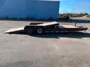 2017 PJ 22ft manual-lift tilt-deck trailer