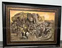 Lot of 3 Large Framed Pieces of Art