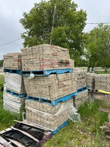 48 pallets of paver bricks