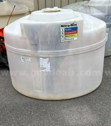 ONE USED 500 GALLON TANK 65" DIAMETER X 48" HEIGHT