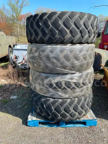 Lot of Eight (8) 17.5 R 25 Used Tires