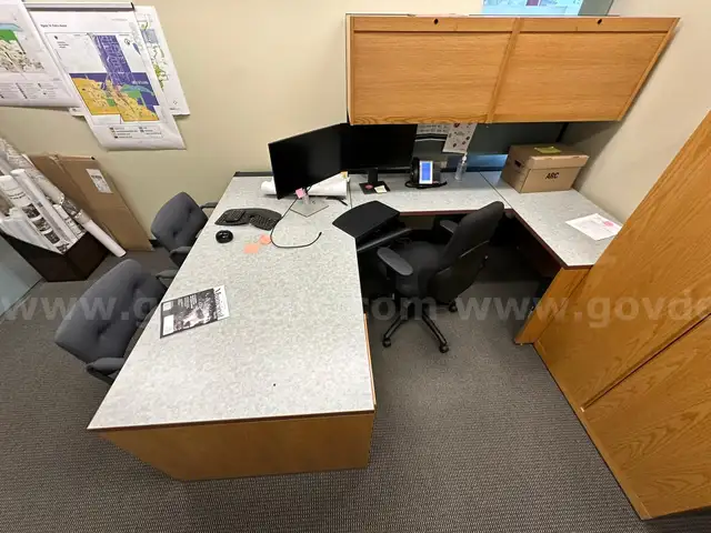 Office Desk with Pedestal