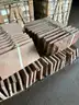 Lot of Red Sandstone Tiles and Small Granite Pieces