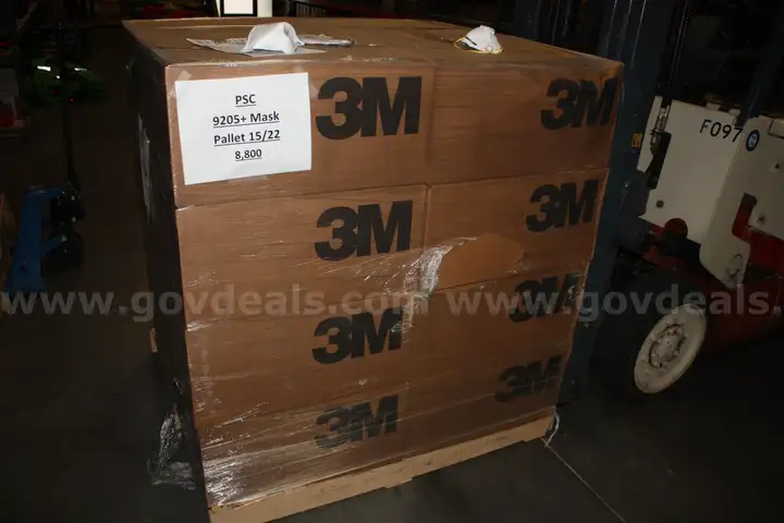 3M 9205 Flat-Fold N95 Masks Lot 9