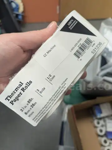 Staples Thermal Paper Rolls