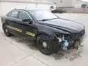 2013 FORD TAURUS  4DR BLACK  ~WRECKED/PARTS~
