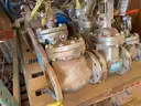 Valves; Check, Gate, Globe, .75in to 8in, CF8M/WCB/A105/316, Kitz/Ladish/Others, UNUSED, 1 LOT