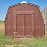 Wooden Shed, 10&#x27; x 16&#x27; w/ Wood Siding &#x26; Metal Roof