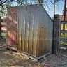 Metal Shed, 6&#x27; x 4&#x27; w/ Sloped Roof