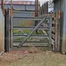 Corral Fence, Approx 200&#x27;, Post &#x26; Plank w/ 12&#x27; &#x26; 5-1/2&#x27; Gate, 1 LOT