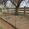 Corral Fence, Approx 200&#x27;, Post &#x26; Plank w/ 12&#x27; &#x26; 5-1/2&#x27; Gate, 1 LOT