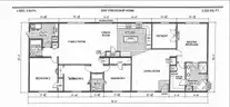 House, 2007, Modular Home, 2223 Sq. Ft, w/ 4 Bedrooms, 3 Baths