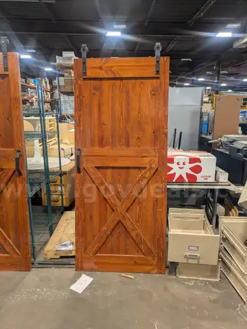 Pair of barn doors