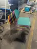 7 Multi color stackable chair