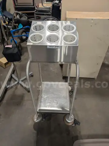 716-1-A6 Tray & Silver Cart