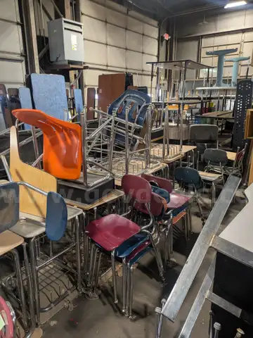 Combination Student desk and chair