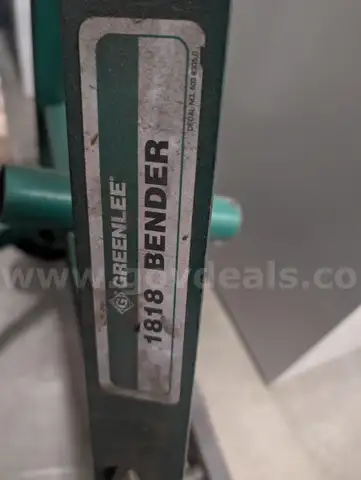 Greenlee 1818 Bender
