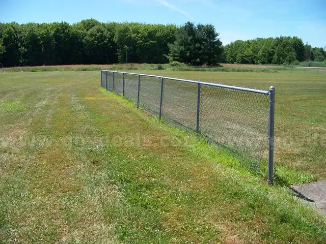 Chain link fencing