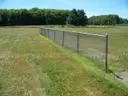 Chain link fencing