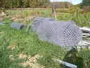 Chain link fencing