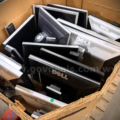 Lot of Scrap Computer Monitors