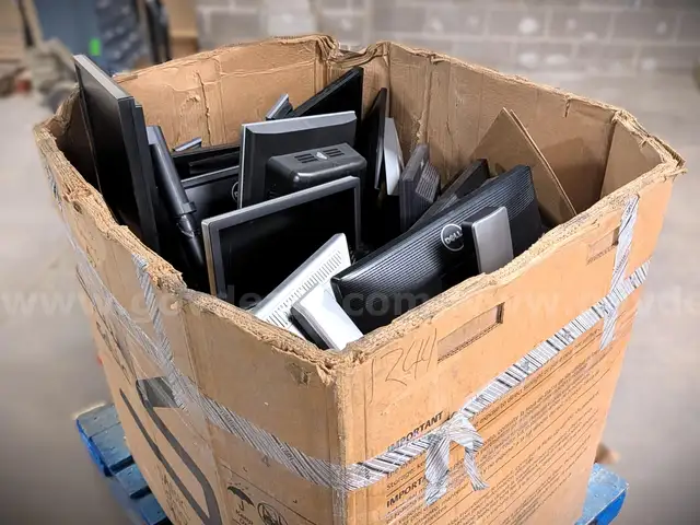 Lot of Scrap Computer Monitors