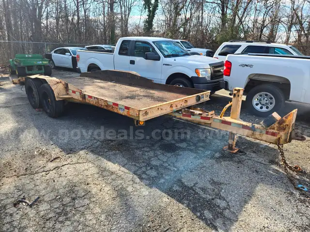 2009 BUTLER LT-1618-WLR TRAILER.  80" WIDE AND 18' LONG