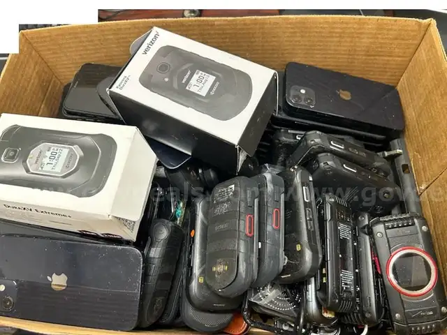 Lot of I-Phones - Kyocera -LG - Cases and Camera