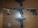 FIREARMS lot of 5 handguns 40cal