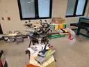 Screenprinting 4-Head Shirt Press