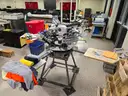 Screenprinting 4-Head Shirt Press