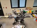 Screenprinting 4-Head Shirt Press