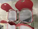 Rolling Classroom Chairs, Lot of 4