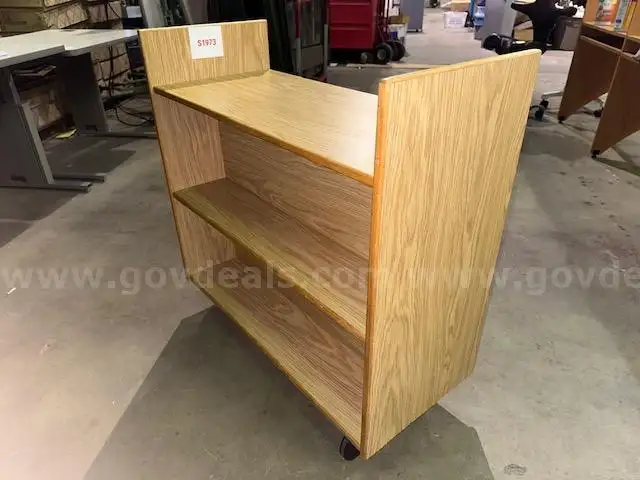 Rolling Library Cart
