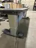 Rising Work Bench on Wheels