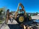 John Deere 6615 Tractor with ALAMO Industrial 60 Inch Rotary Bushhog with 30 foot boom