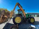 John Deere 6615 Tractor with ALAMO Industrial 60 Inch Rotary Bushhog with 30 foot boom