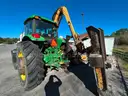 John Deere 6615 Tractor with ALAMO Industrial 60 Inch Rotary Bushhog with 30 foot boom